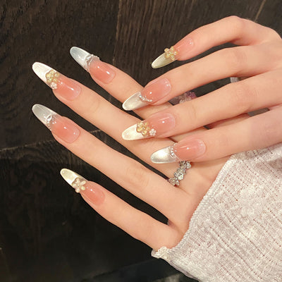 컬러풀한 고양이 눈 크리스탈 꽃