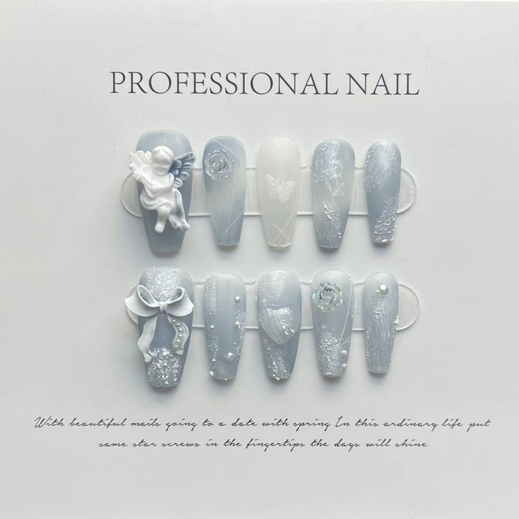 Haze Blue Plaster Angel