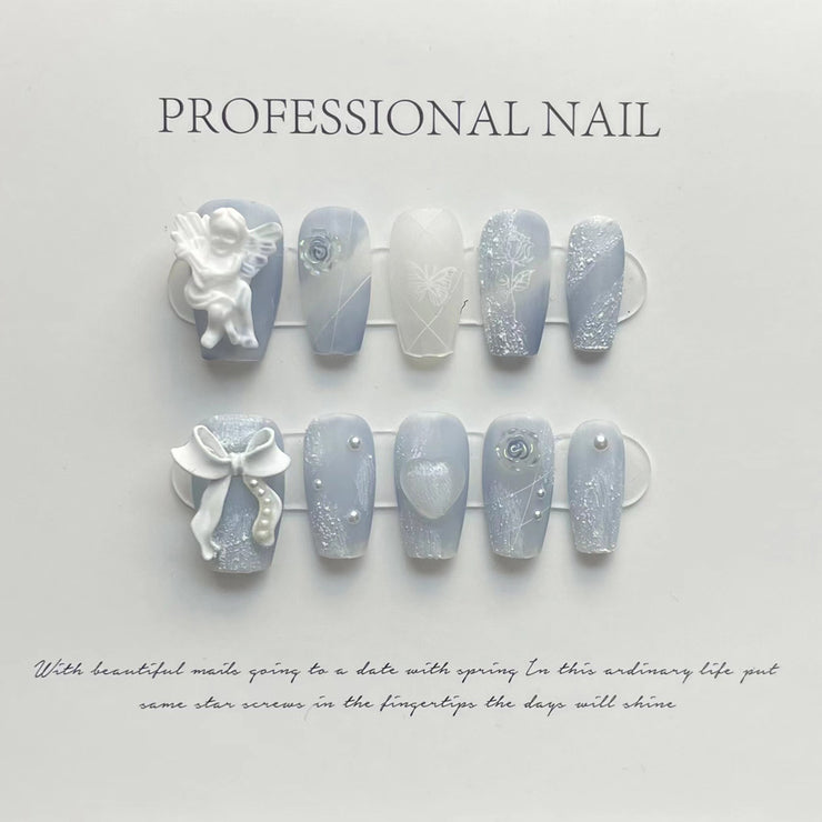 Haze Blue Plaster Angel